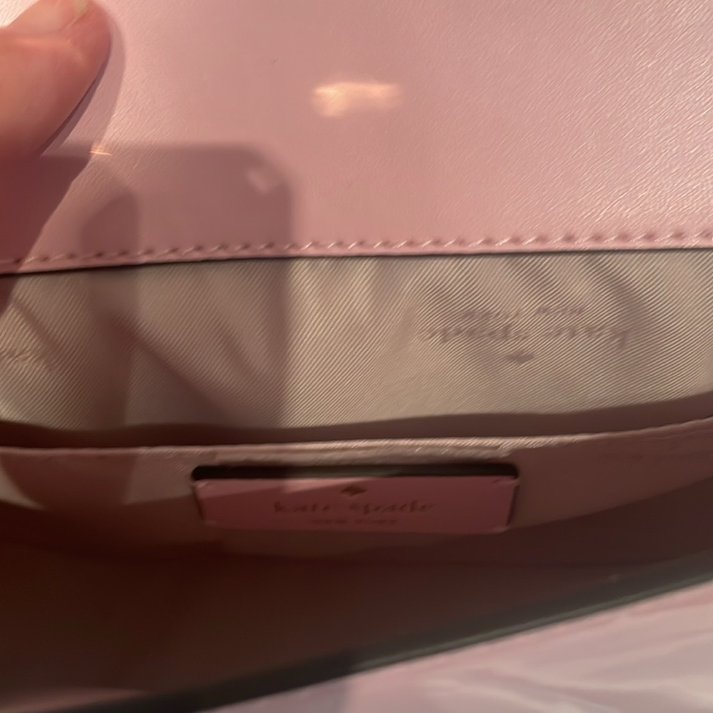 NWT Kate Spade Krista Pink Patent Fabric Crossbody MSRP $349 - Picture 11 of 11